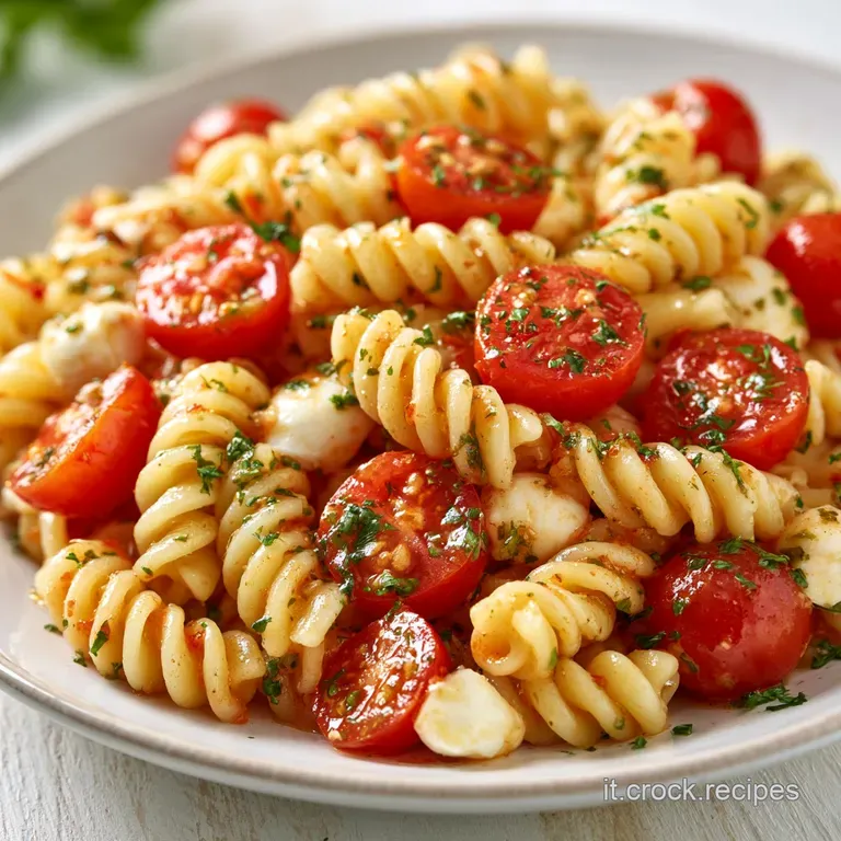 Pasta Fredda Pomodorini e Mozzarella: Fresca e Vivace