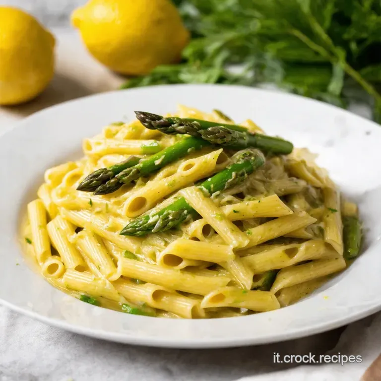 Pasta Primavera con Asparagi e Limone