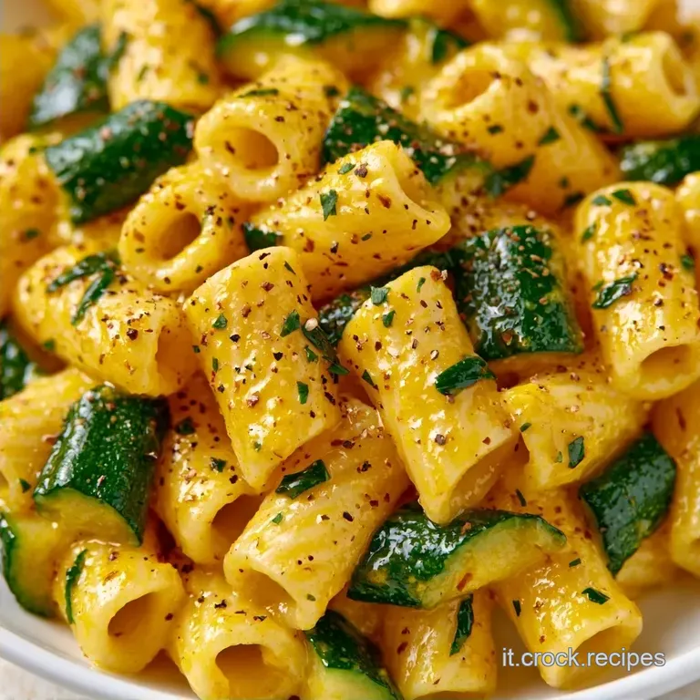 Pasta Zucchine e Zafferano in 30 Minuti