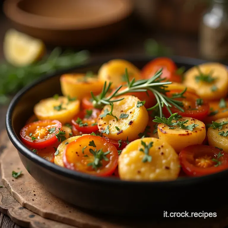 Patate Al Forno Croccantissime Allaglio E Rosmarino Il Contorno Delle Feste E Non Solo presentation