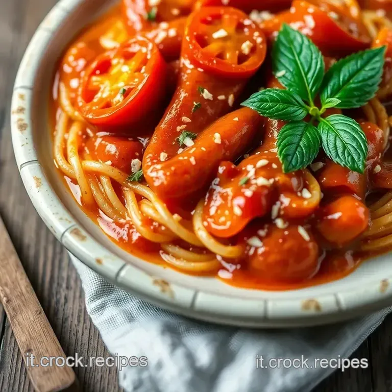 Peperoni in Agrodolce presentation