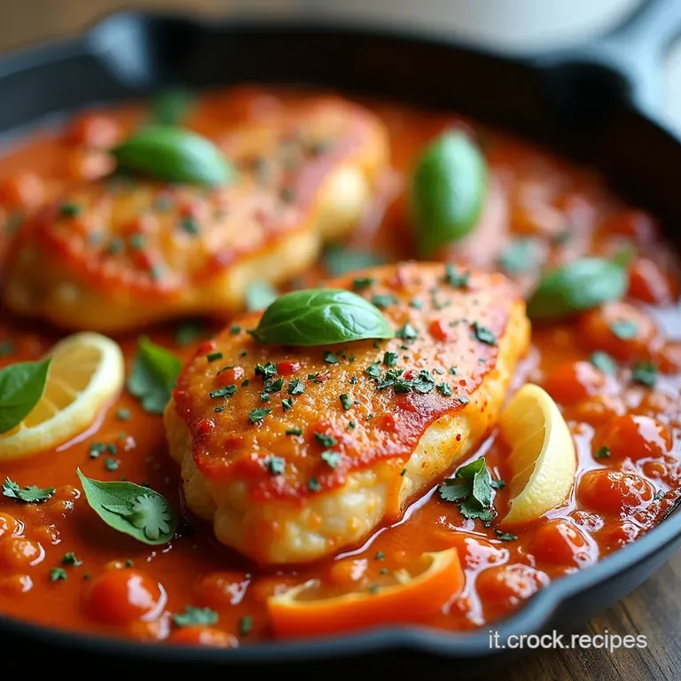 PETTO DI POLLO ALLA PIZZAIOLA Sfizioso in Padella