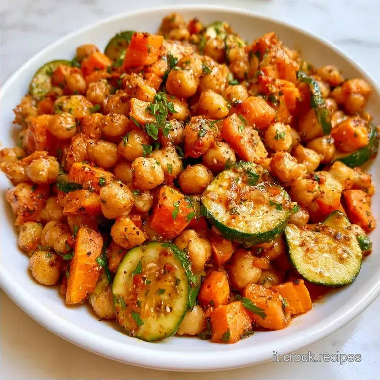 Piatto Unico con Ceci e Verdure: Gustoso e Vegano
