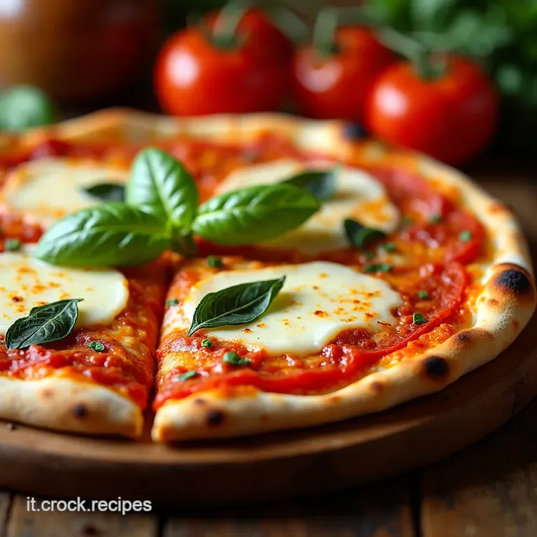 Pizza Margherita Perfetta a Casa Come in Pizzeria presentation