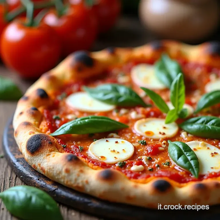 Pizza Margherita Perfetta A Casa Come in Pizzeria