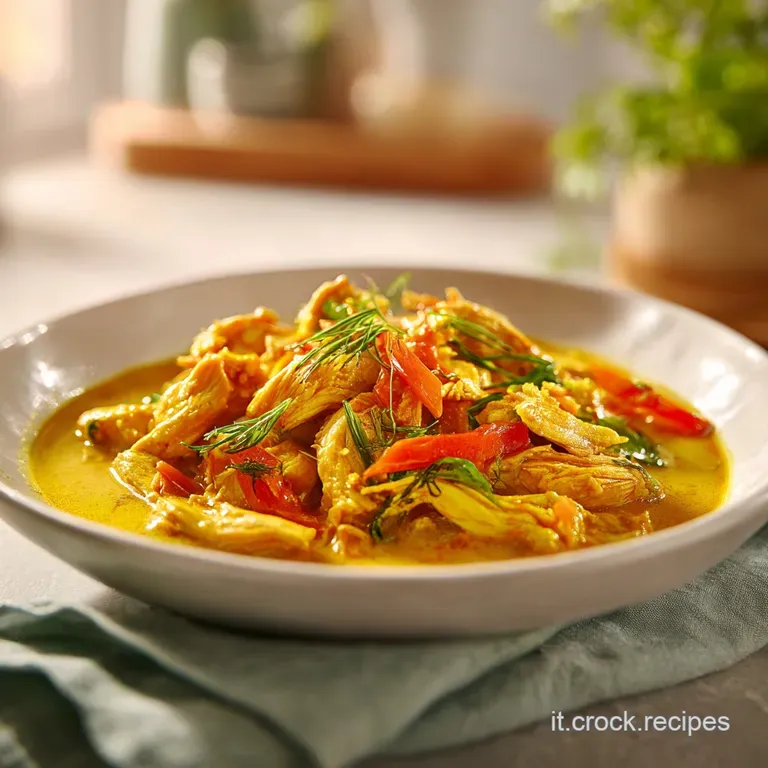 Pollo al Curry e Cocco: Crema Vellutata e Speziata