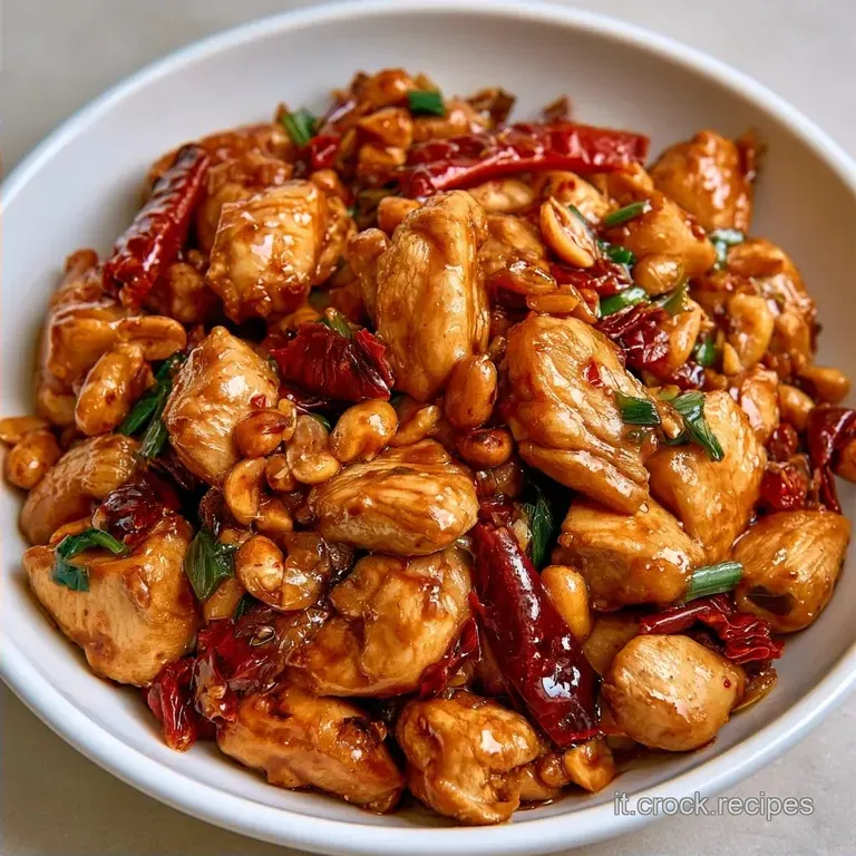 Pollo Kung Pao con Salsa di Soia