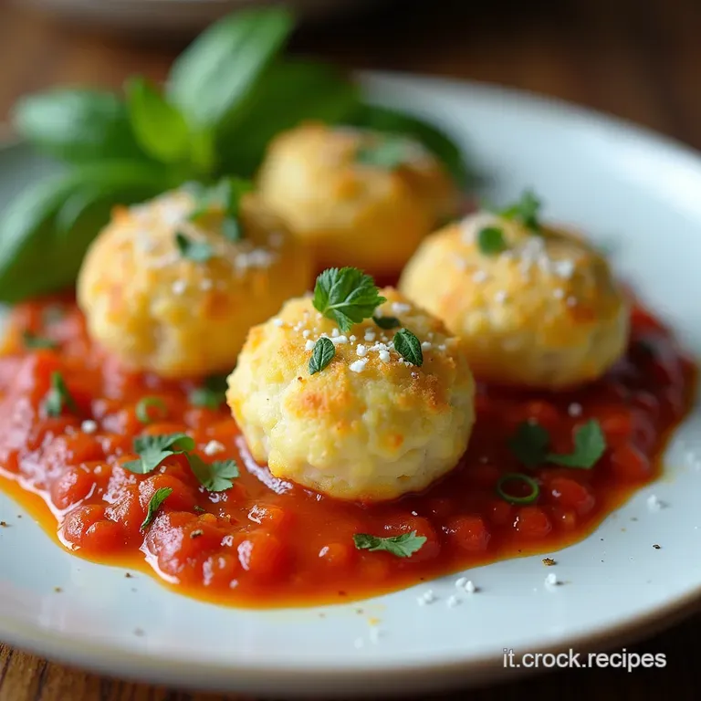 Sofficissime Polpette di Ricotta al Profumo di Limone e Basilico