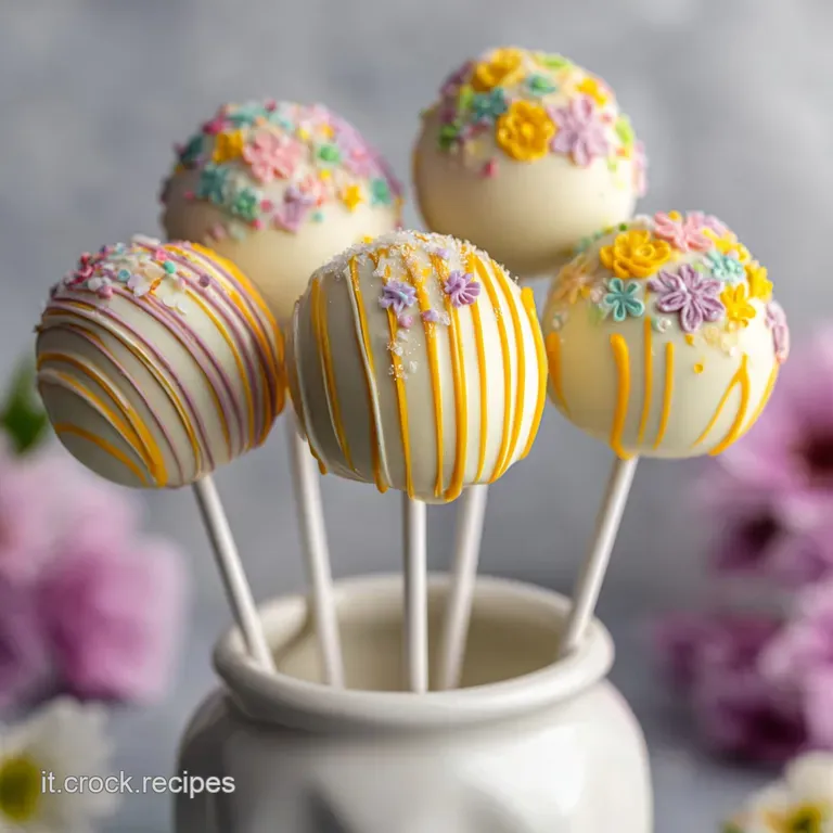Pop Cake Pops: Cuore Fondente e Guscio Croccante