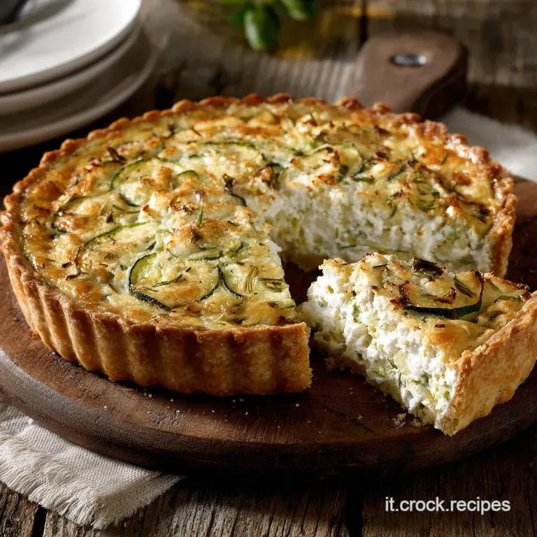 Quiche Di Zucchine E Ricotta: La Torta Salata Cremosa Pi&ugrave; Amata. presentation