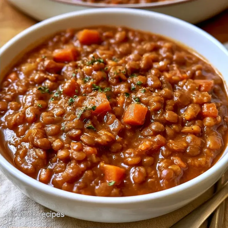 Rag&ugrave; Di Lenticchie Cremoso