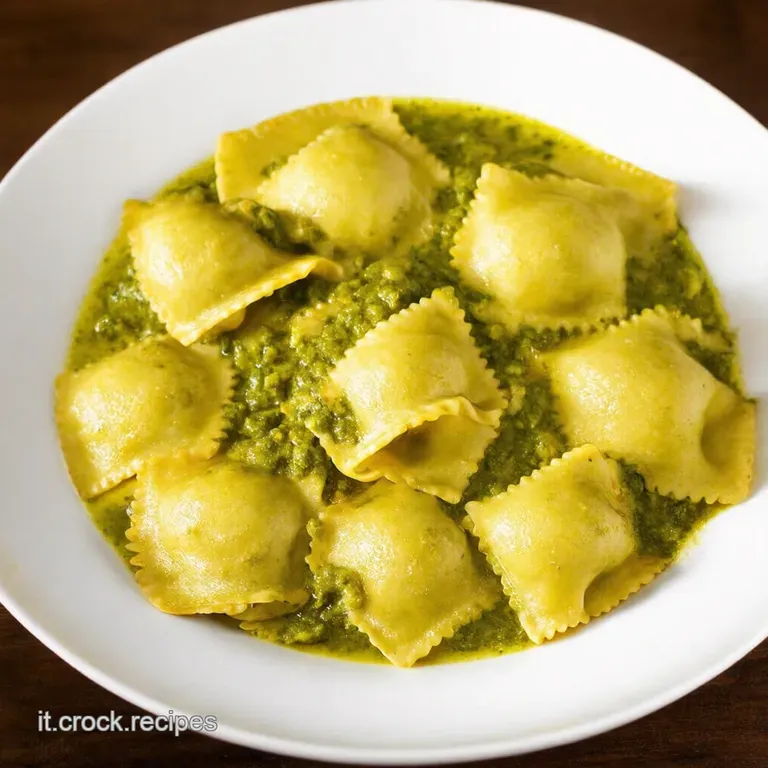 Ravioli dOrata al Pesto Leggero Vongole Veraci e Capperi