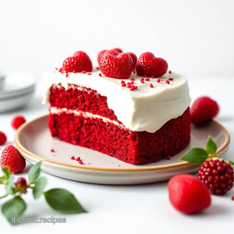 Red Velvet Magnifico: La Torta che Fa Innamorare