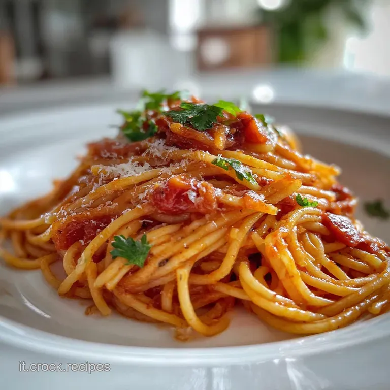 Ricetta Amatriciana Originale: Lento Grasso Vellutato