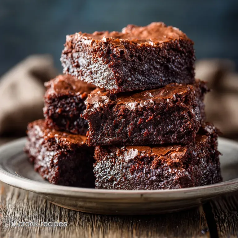 Ricetta Brownies al Cioccolato Fondente