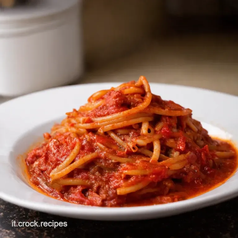 Ricetta Originale Amatriciana Dop presentation