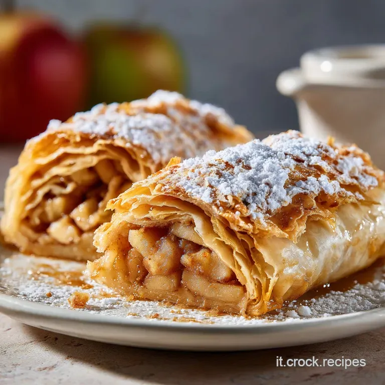 Ricetta Strudel di Mele con Pasta Matta Tradizionale