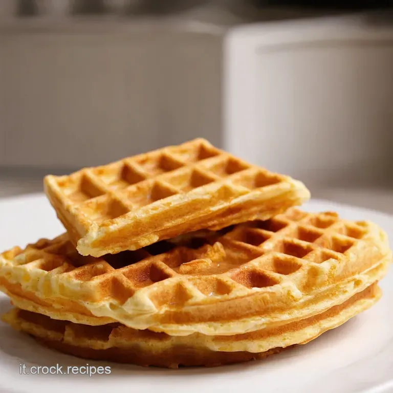 Ricetta Waffle Soffici E Croccanti presentation