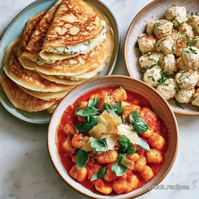 9 Ricette Facili tra Pasta Ricotta e Crepes