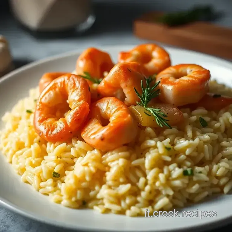 Riso Cremoso ai Gamberi con Patate al Curry Dolce