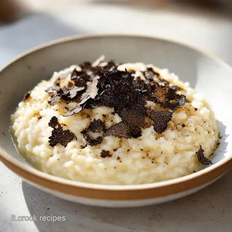 Risotto ai Tartufi Neri: Ricetta Gourmet Vellutata