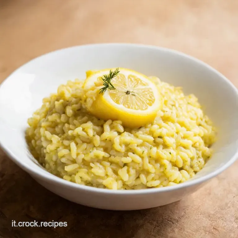 Risotto Al Limone Cremoso Un Sole Nel Piatto presentation
