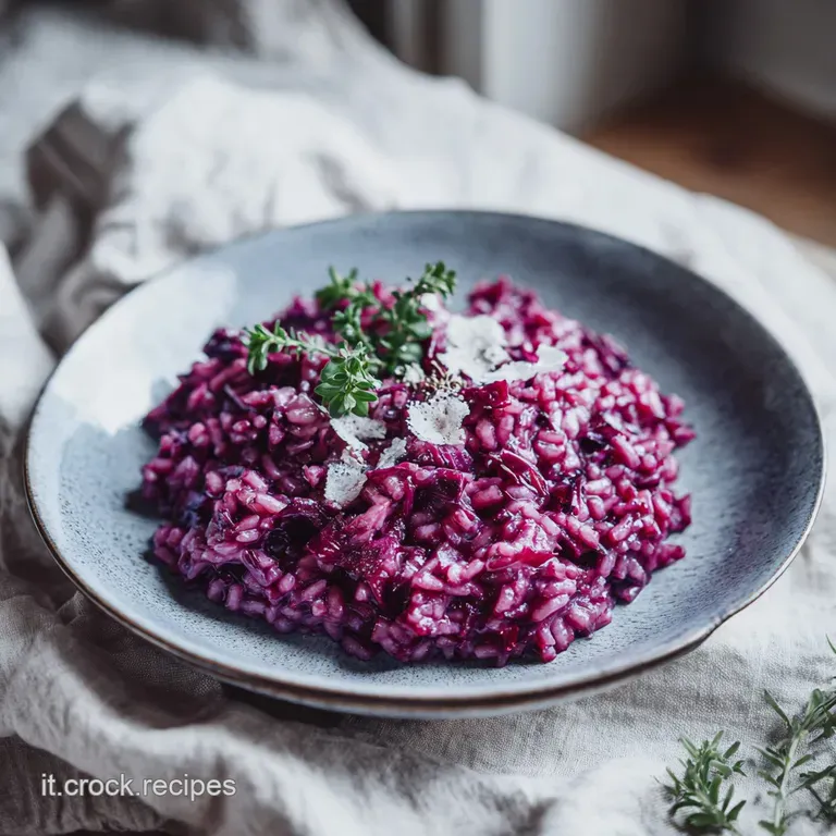 Risotto al Radicchio Rosso: Cremoso e Autentico