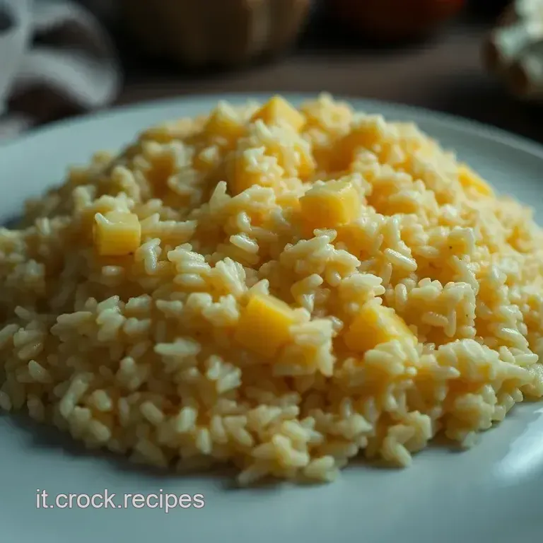Risotto alla Zucca con Crema di Parmigiano e Balsamico
