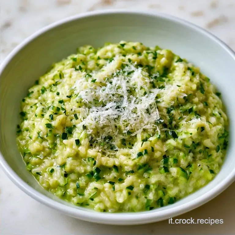 Cremoso Risotto Alle Zucchine