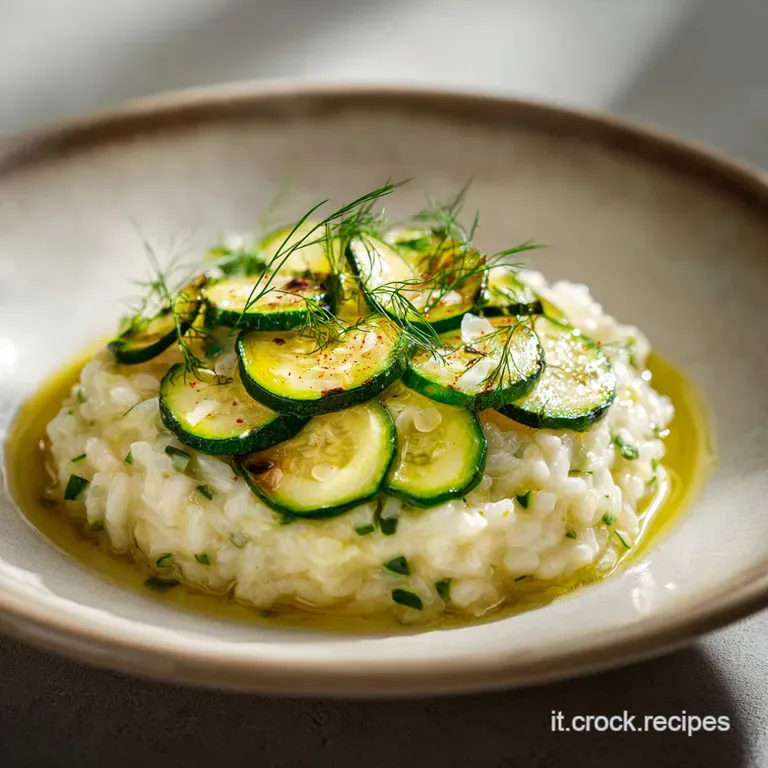 Risotto con zucchine cremoso: La Magia della Doppia Consistenza