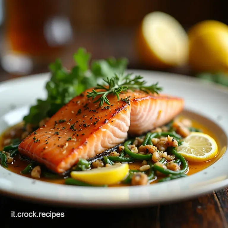 Salmone Reale Al Forno Con Crosta Aromatica Di Erbe E Limone Facile E Veloce Come Un Tuffo in Costiera presentation