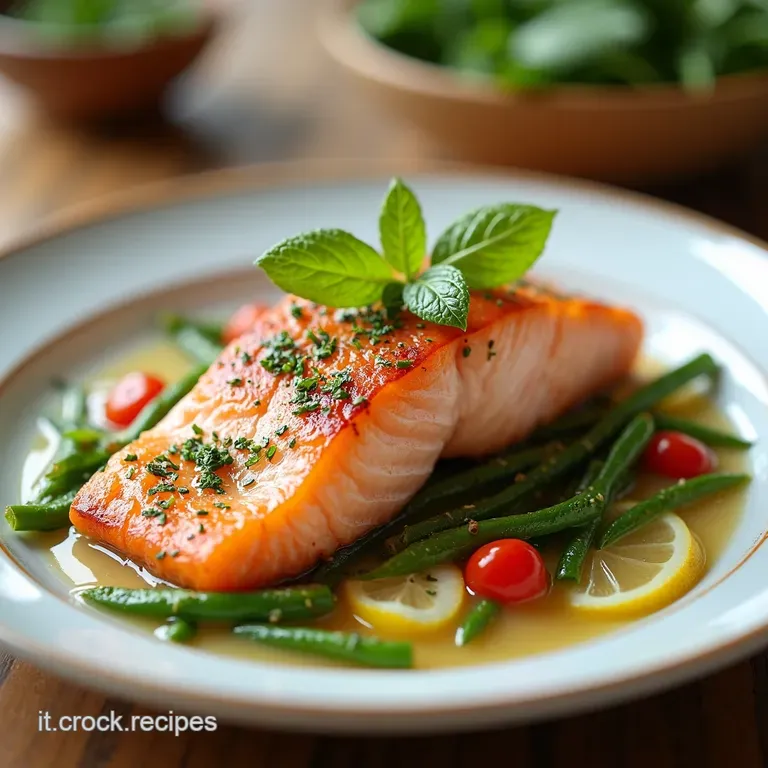 Salmone Reale al Forno con Crosta Aromatica di Erbe e Limone Facile e Veloce come un Tuffo in Costiera