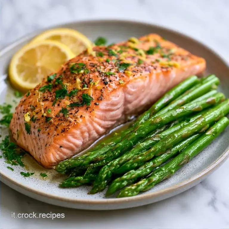 Salmone al Forno con Asparagi Teneri: Gustoso e Leggero