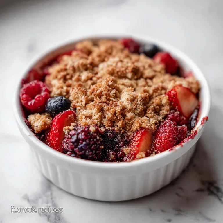 Sbriciolata Frutti di Bosco: Frolla Croccante