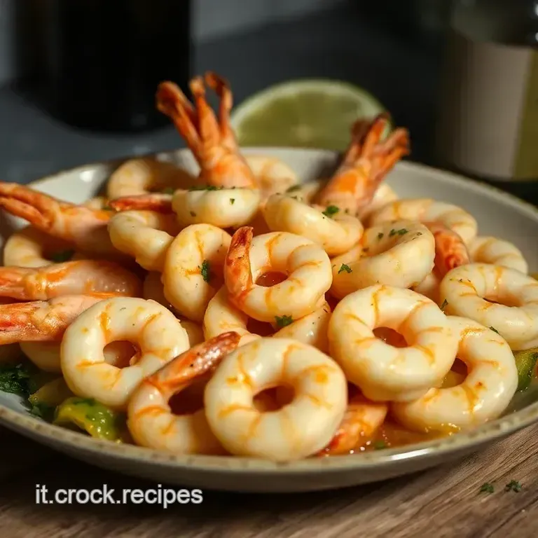 Scampi Sfumati al Traminer Aromatico con Zucchine e Peperoncino