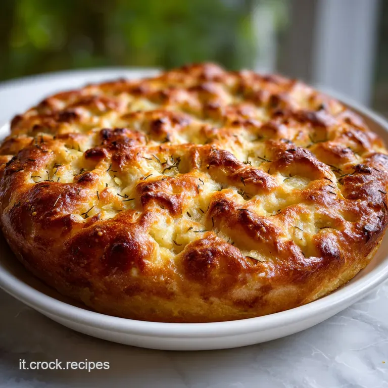 Schiacciata Di Patate: Cuore Morbido E Croccantezza presentation