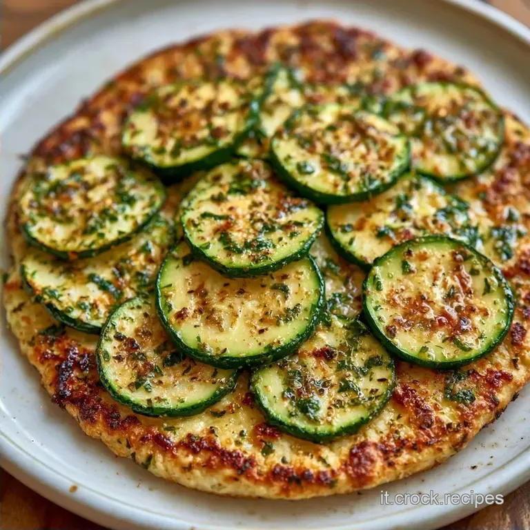 Schiacciatina Di Zucchine: Croccante Al Forno
