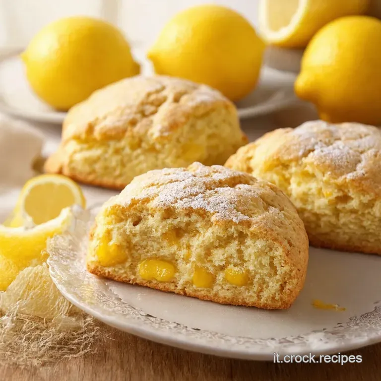 Scones al Limone e Semi di Papavero