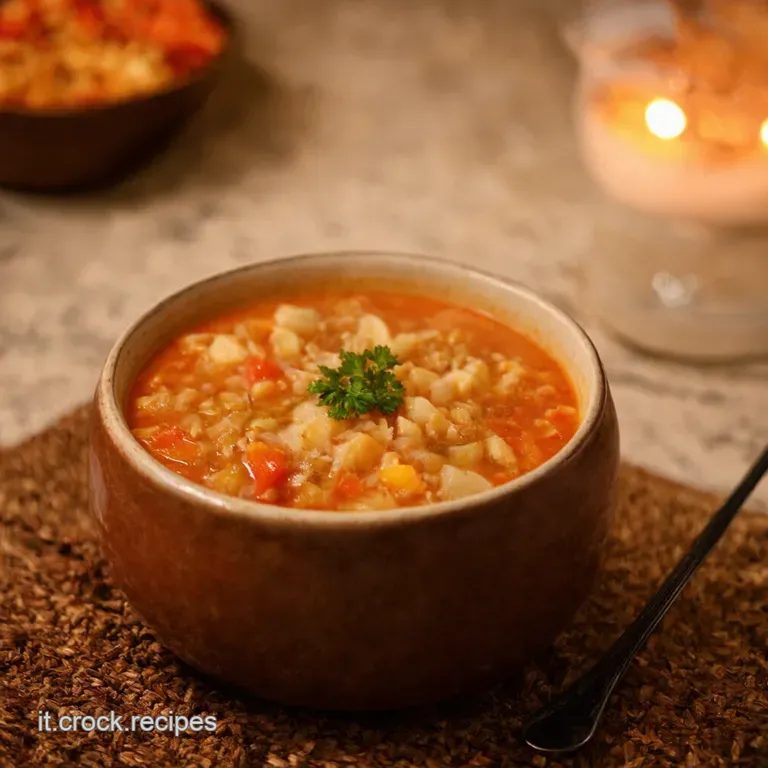 Scotch Broth Zuppa Scozzese Tradizionale presentation