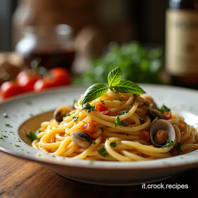 Spaghetti Alle Vongole Veraci Il Segreto Del Mare in Un Piatto Semplice Ma Sublime presentation