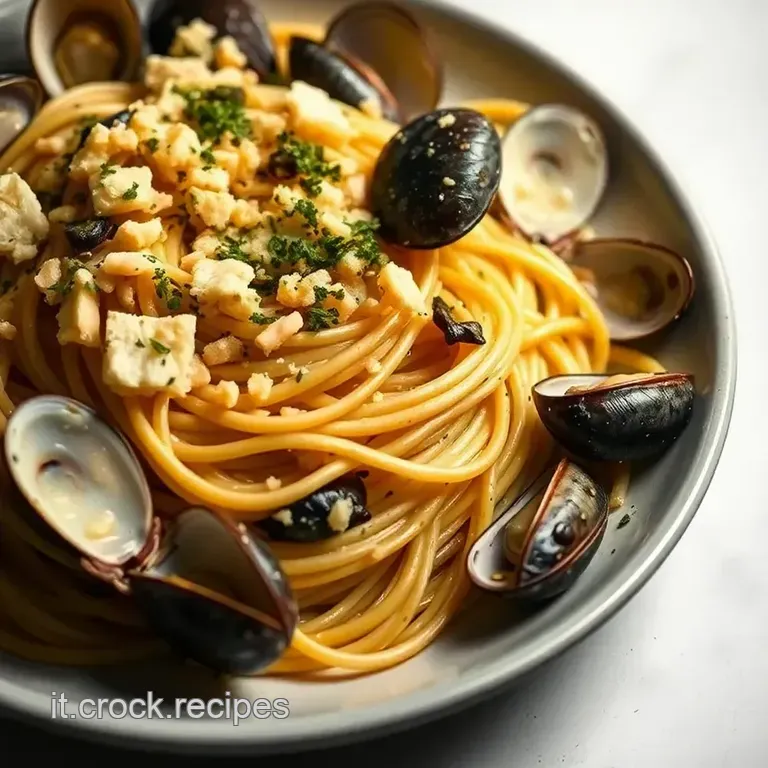 Spaghetti Alle Vongole Veraci E Bottarga Di Tonno presentation