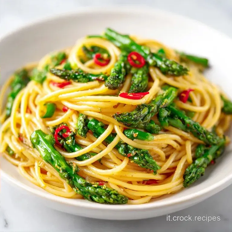 Spaghetti con Asparagi Selvatici: Sapore Intenso