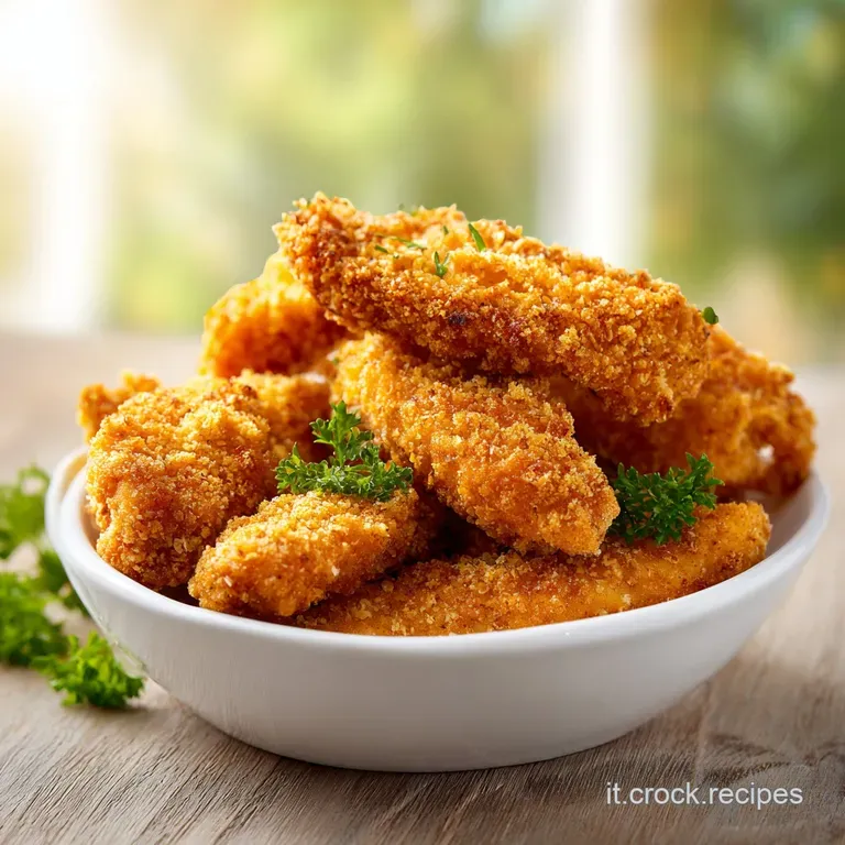 Straccetti Di Pollo Al Forno Croccanti