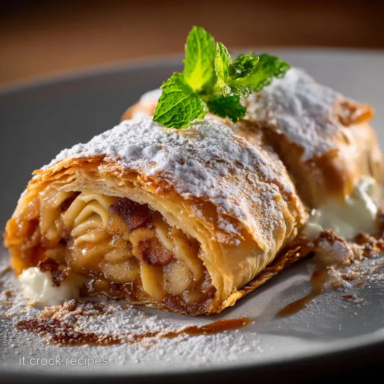 Strudel Di Mele E Cannella Il Capolavoro Trentino Con Pasta Tirata presentation