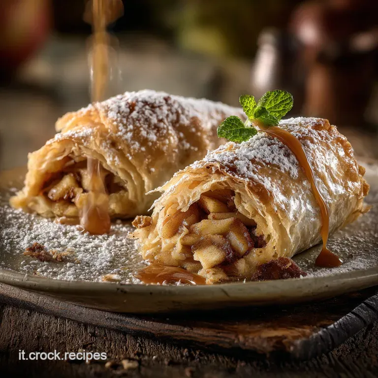 Strudel di mele Altoatesino Ricetta con sfoglia pronta e ripieno perfetto