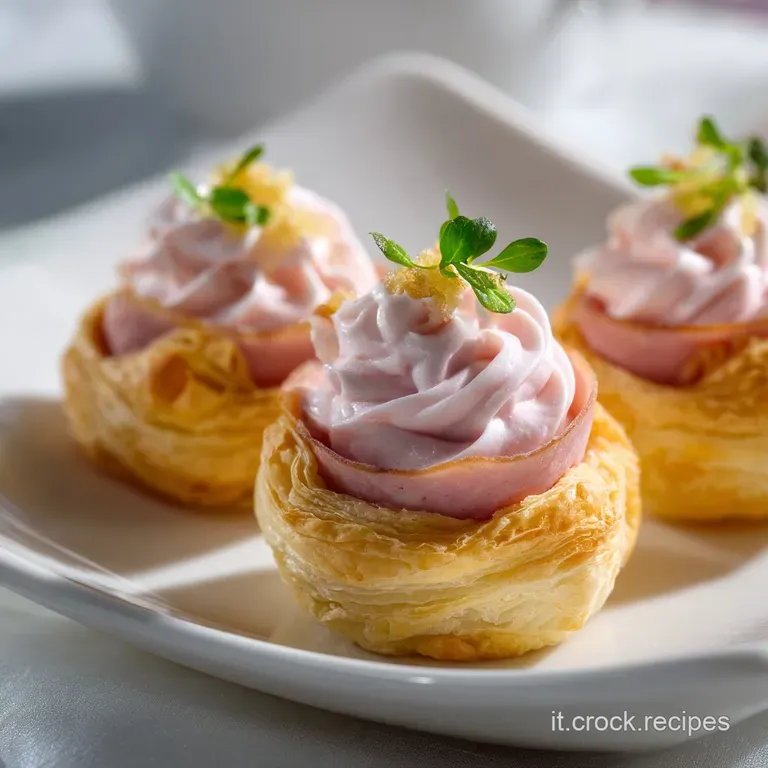 Elegant plate of lemon-kissed appetizers: golden crostini, dollops of creamy cheese, and fresh herbs creating a light and ...