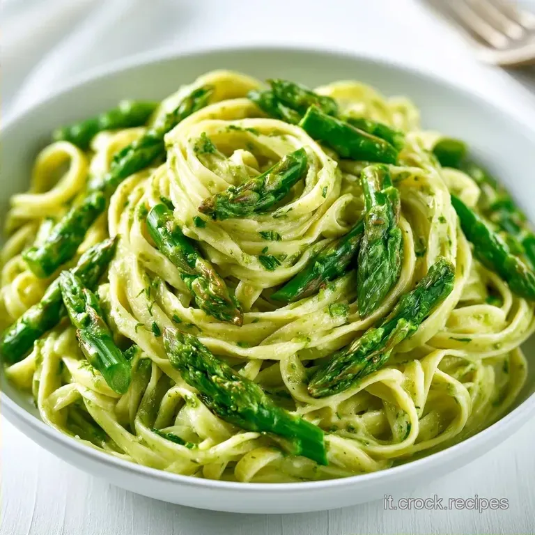 Tagliatelle Cremose agli Asparagi in 30 Minuti