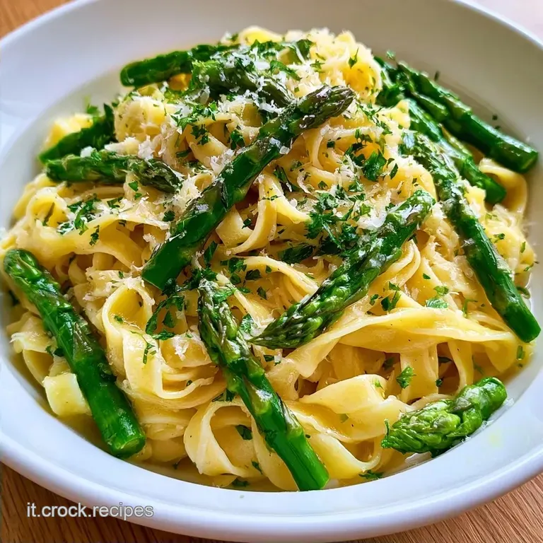Tagliatelle Con Asparagi Al Burro