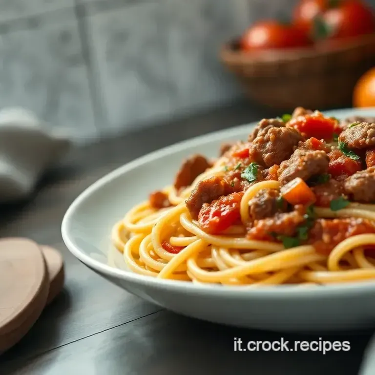 Tagliolini al Rag&ugrave; di Filetto e Tropea