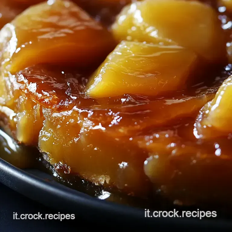 Tarte Tatin Perfetta: Un Classico Francese Rivisitato presentation